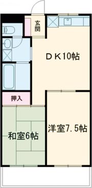 サニーハイム東出口の間取り画像