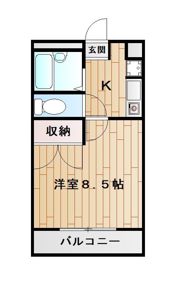 カームプレイスⅠの間取り画像