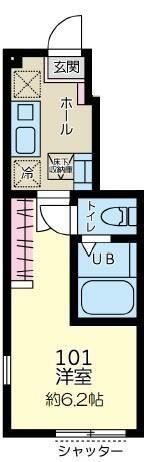 シャテーニュ東林間の間取り画像