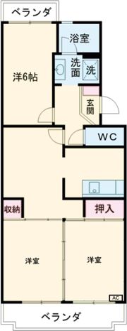 プレミール花岡の間取り画像