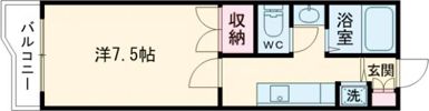 ベック11番館の間取り画像
