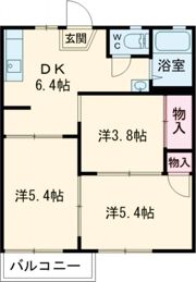 DearCourt S・Aの間取り画像
