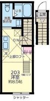 シャテーニュ東林間の間取り画像