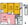 ラコリーヌAの間取り画像