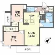 メゾンドルクスの間取り画像