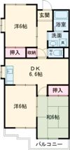 みどり坂ハイツの間取り画像
