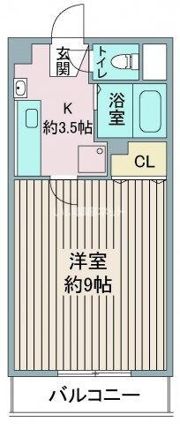 メゾンドヴァンテーヌの間取り画像