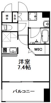 エンクレスト天神MARKの間取り画像