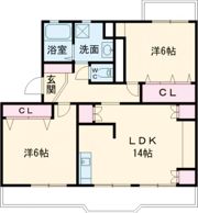 グリーンハイツ一ツ木東の間取り画像