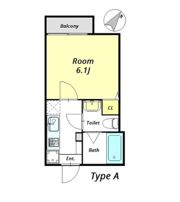 East Flat 松戸の間取り画像