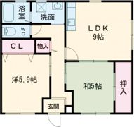 コーポ塚本の間取り画像
