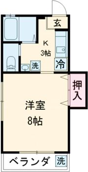 コーポ塚本の間取り画像