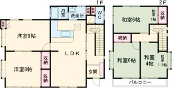 仁連戸建の間取り画像