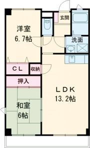 メゾンソレイユの間取り画像