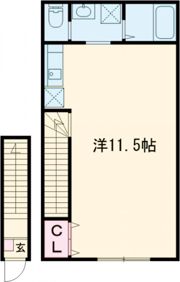 Olive Terrace高ヶ坂の間取り画像