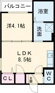 wealthy桜町の間取り画像