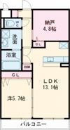 Versailles・K（ベルサイユ・ケイ）の間取り画像