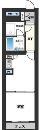ライオンズマンション川越南の間取り画像