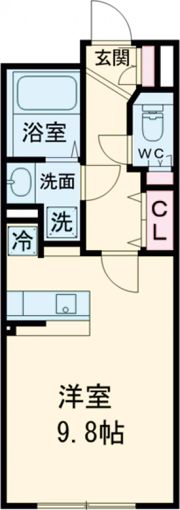 WELL COURT NAKAMURAKOUENの間取り画像