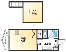 スカイプラザ新田の間取り画像