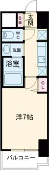 クリエイトビュー三宮磯上公園の間取り画像