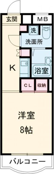 クレアシオン緑が丘の間取り画像