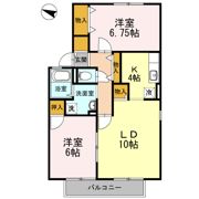 エセルディハイツA棟の間取り画像