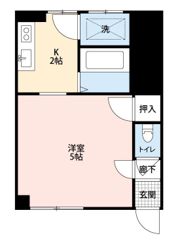 マヌハイツの間取り画像