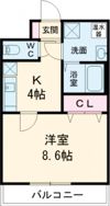ヒーローマンション黄金Ⅱの間取り画像