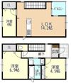 鳥神町1KODATEXⅠK棟の間取り画像