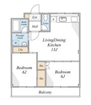 フリージア小田井の間取り画像