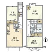 かやのき団地5号棟の間取り画像