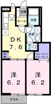 サンシャルマンの間取り画像