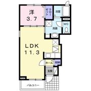 クレメントマタノの間取り画像