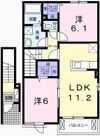 ラフレシールあぼしDの間取り画像