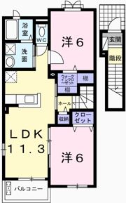 カルペ・ディエムAの間取り画像