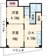 枚方パークマンションの間取り画像