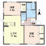 ライフォート Bの間取り画像