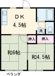 ハイツクリスタルの間取り画像