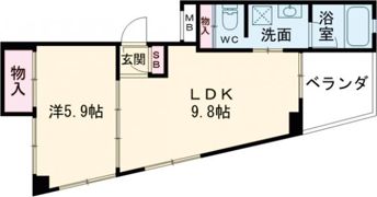 ピコット7の間取り画像