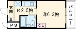 エンゼルプラザ瀬田の間取り画像