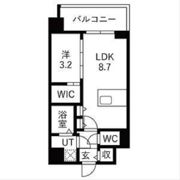 エスリードレジデンス梅田クラスシティの間取り画像
