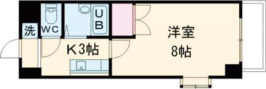 メルベーユ8番館の間取り画像