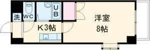 メルベーユ8番館の間取り画像