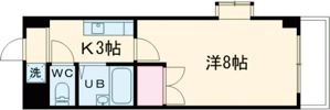 メルベーユ8番館の間取り画像