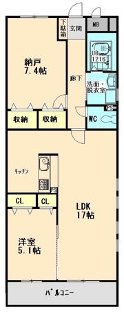 ボンヌシャンスの間取り画像