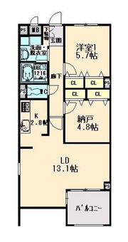 クオーレトラストIの間取り画像