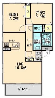 ラ レーヴの間取り画像