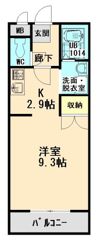ユーミーマンションクレセールの間取り画像
