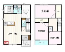弥勒寺東2－19KODATEXⅤ－Eの間取り画像